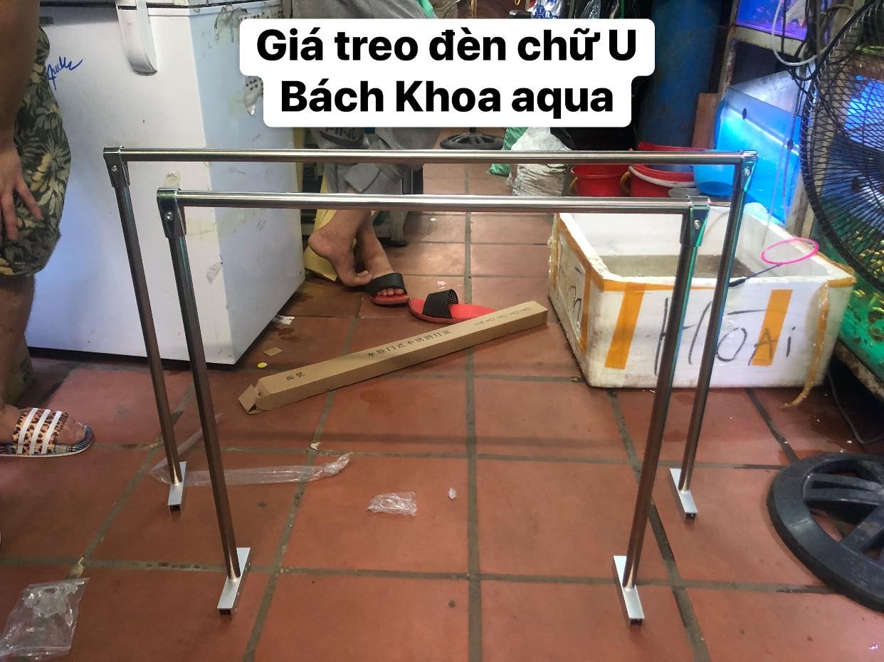 GIÁ TREO ĐÈN INOX CHỮ U MUFAN